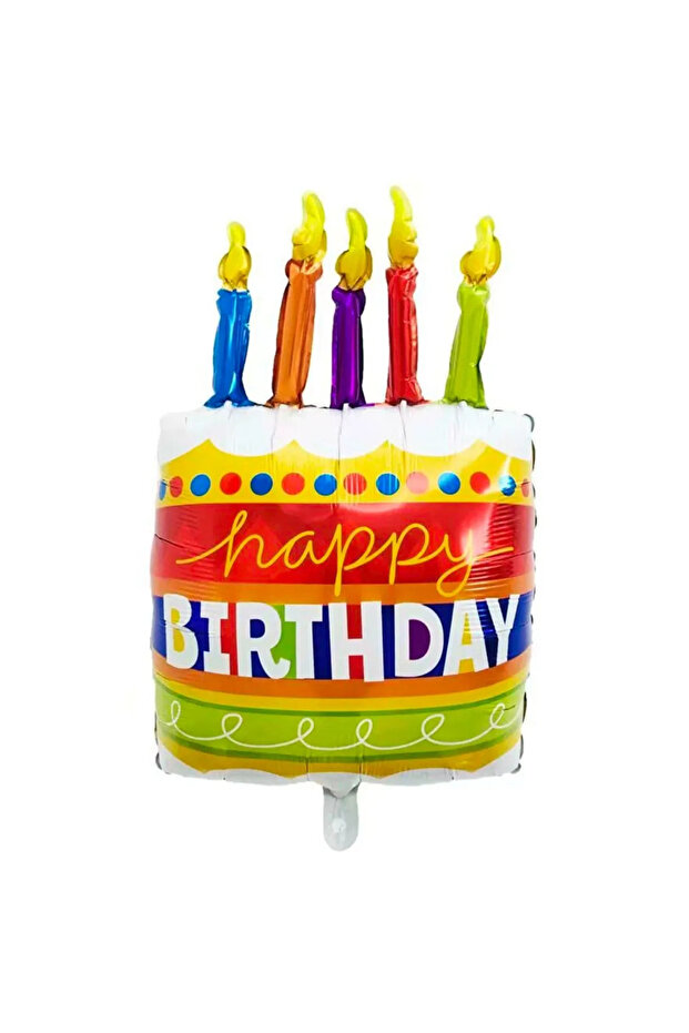 Cake Foil Balloon Happy Birthday Foil Balloon