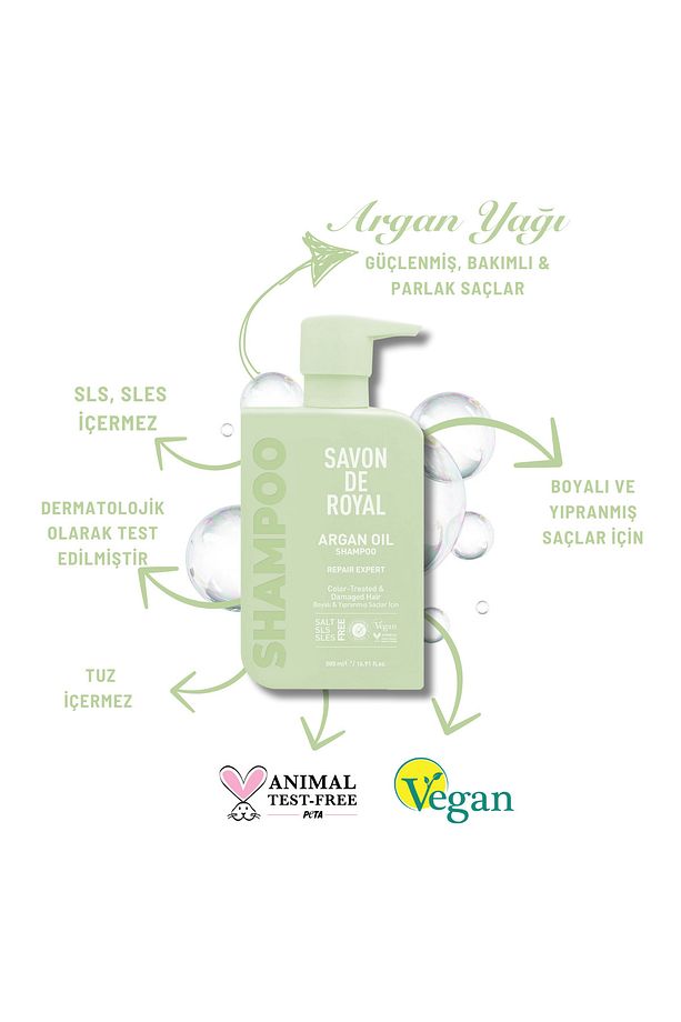 Miracle Şampuan 500 ml 2 Adet | Boyalı Ve Yıpranmış Saçlar | Onarım Uzmanı | Argan Yağı - 4