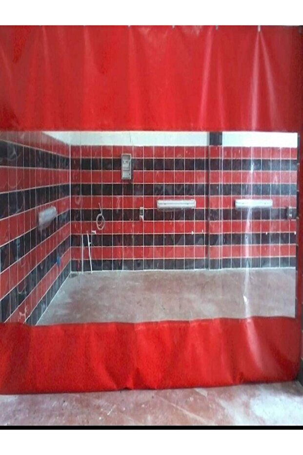 transparent balcony curtain gazebo auto wash camellia factory interior partition curtain with cornice buckle encapsulated - 4