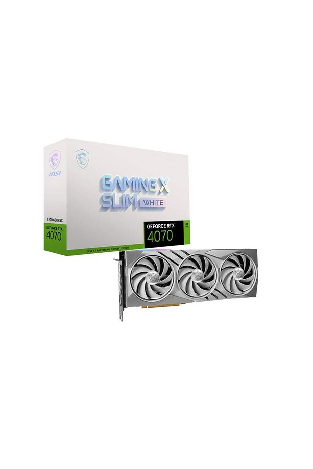 GeForce RTX 4070 Gaming X Slim White 12GB GDDR6X 192 Bit DLSS 3 Ekran Kartı - 1