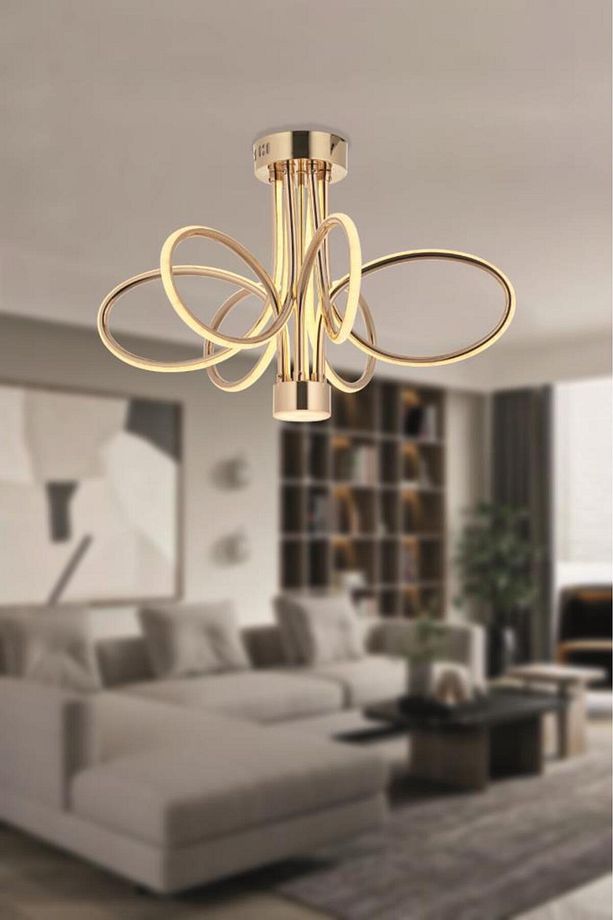 166078-6 Sarı Led Avize - 1