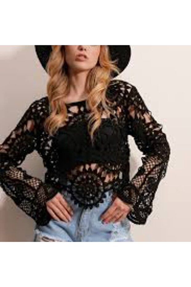 bluză damă crosetata - 8