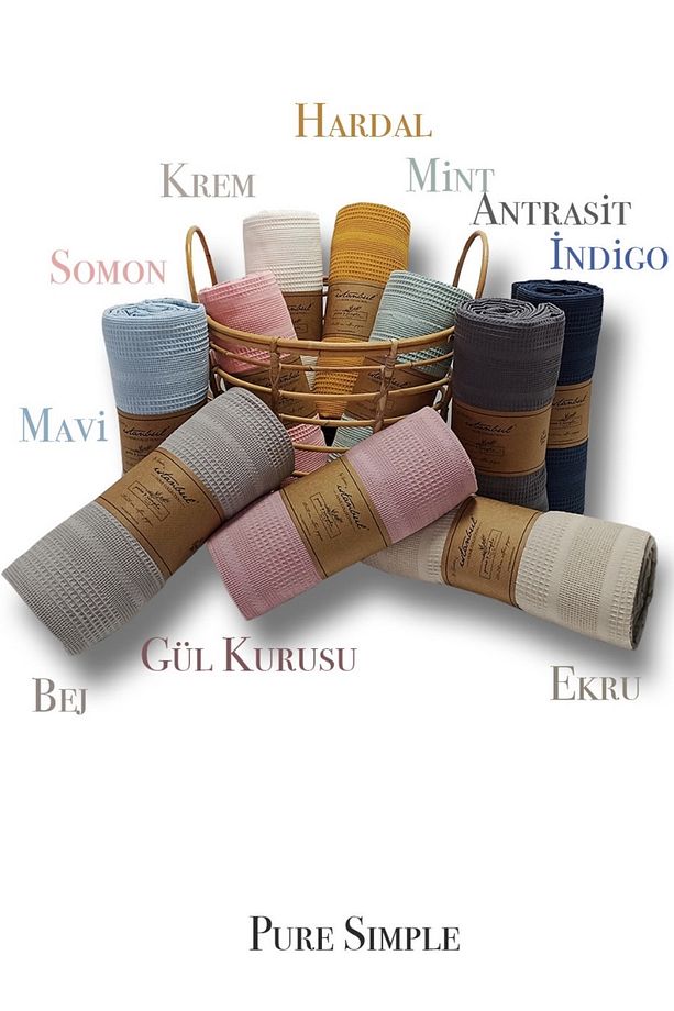 Tek Kişilik Tek Pike Istanbul Home - Gül Kurusu Rengi - 2
