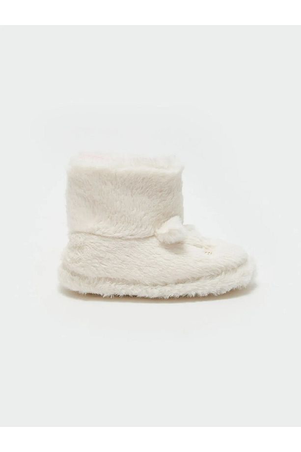 LCW STEPS Nakışlı Pelüş Kız Bebek Ev Botu - 3