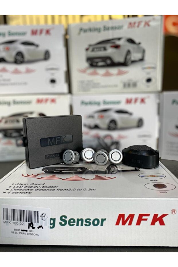 Universal Park Sensörü Sesli Gri 18 Mm - 1