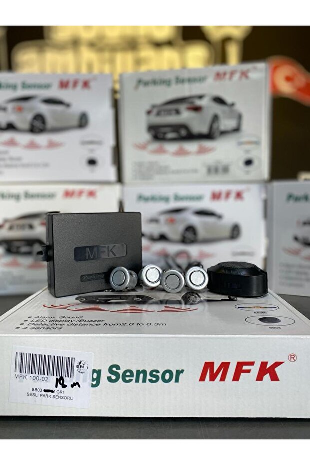 Universal Park Sensörü Sesli Gri 18 Mm - 3