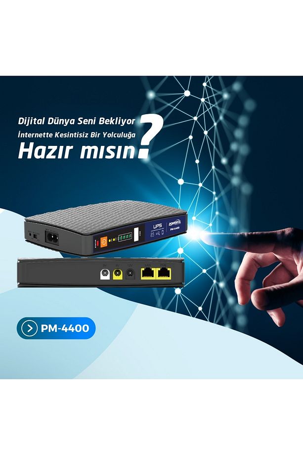 Pm-4400 8000ma Lityum Pil Mıcro Dc Modem Ups Kesintisiz Güç Kaynağı - 3