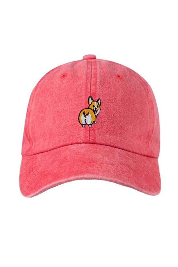 Puppy Patterned Washable Baseball Cap - 1