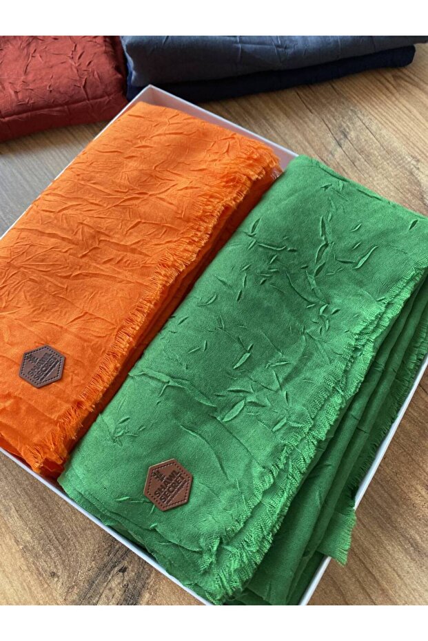 2 li Bambu Kraş Şal - 3