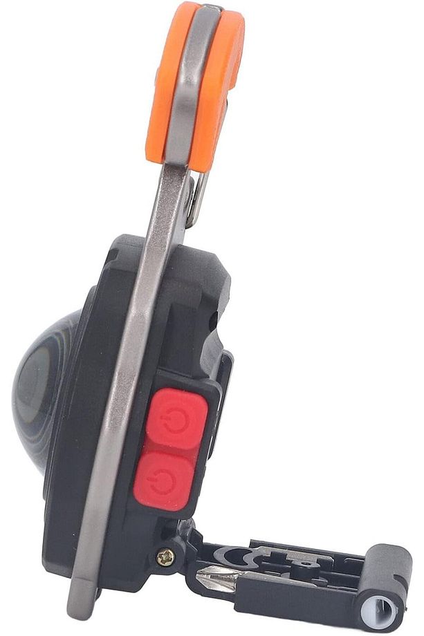 Çok Fonksiyonlu Mini Led Lamba Anahtarlık ve Çakmak USB Şarjlı Kamp İçin Taşınabilir Tam 7 Modlu - 7
