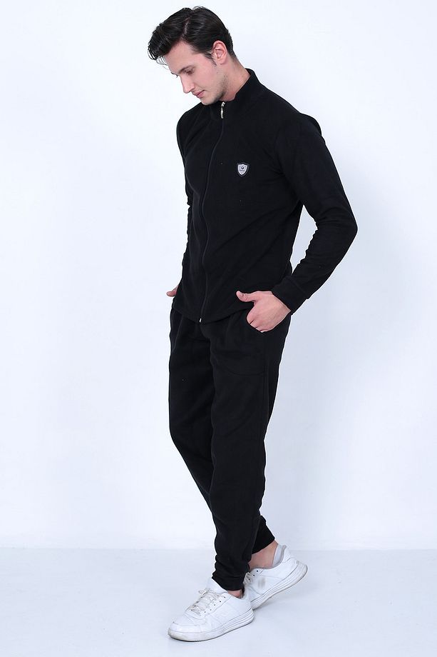 Tam Fermuarlı Polar Erkek Eşofman Takımı - 6
