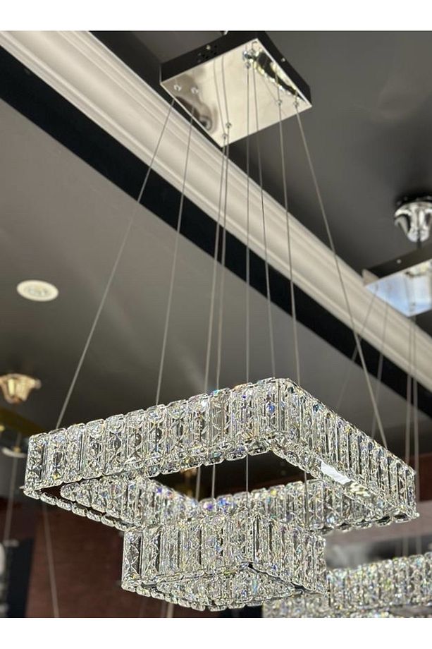 Led aydınlatmalı sarkıt model avize 40x20 - 2