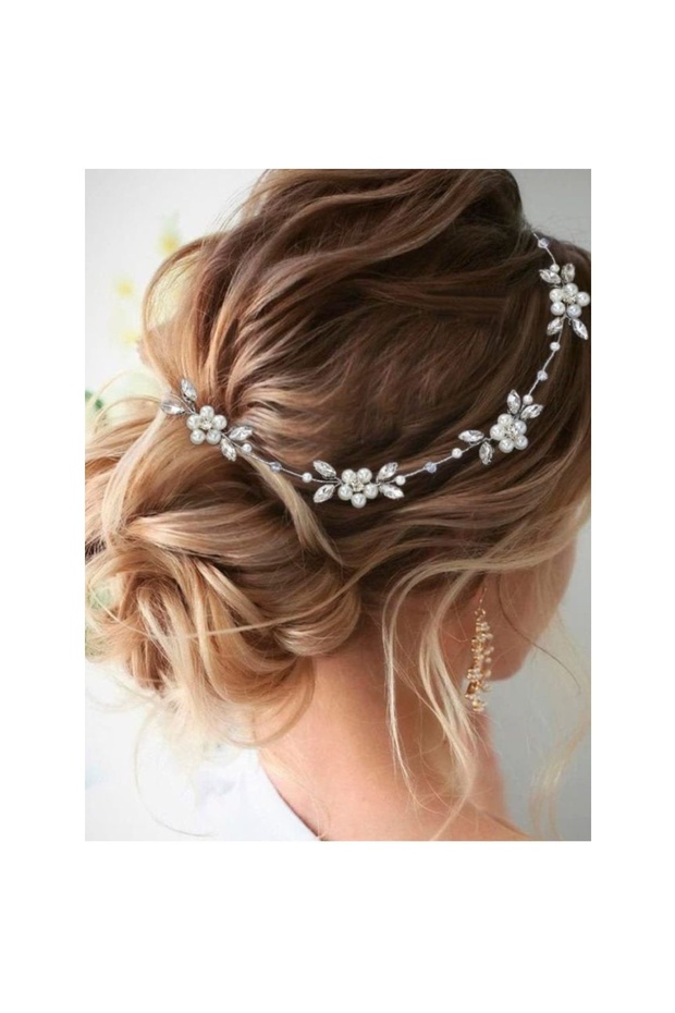 FLORAL PEARL Bridal Crown,wedding Wedding Crown Hair Accessory,Bridal Hair Accessory,bridal Buckle Bride