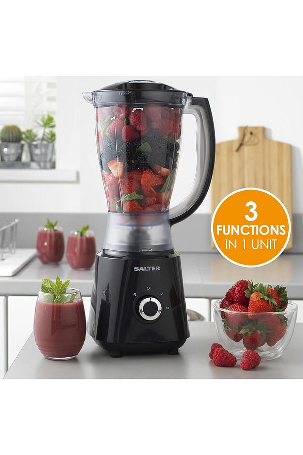 Salter EK4246 Deluxe 3'ü 1 Arada Sürahi Blender, Smoothie Yapımcısı ve Mini Mutfak Robotu - 2