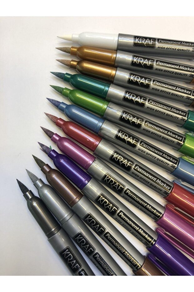 KRAF PERMANENT MARKÖR METALİK 12 Lİ 616G