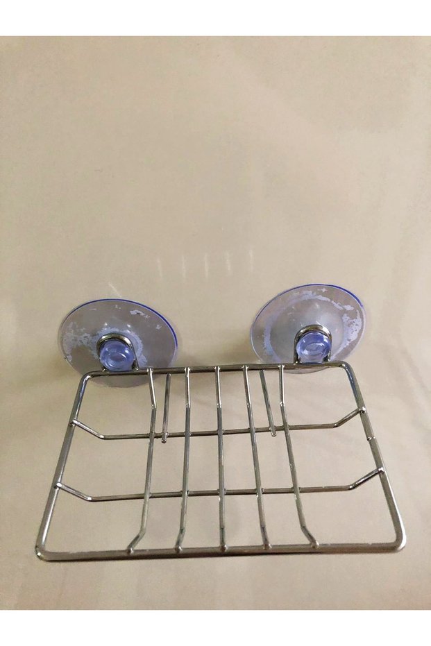Luxury Chrome Plated Metal Solid Soap Dish Stand Bathroom-Kitchen Chrome Soap Dish with Suction Cup