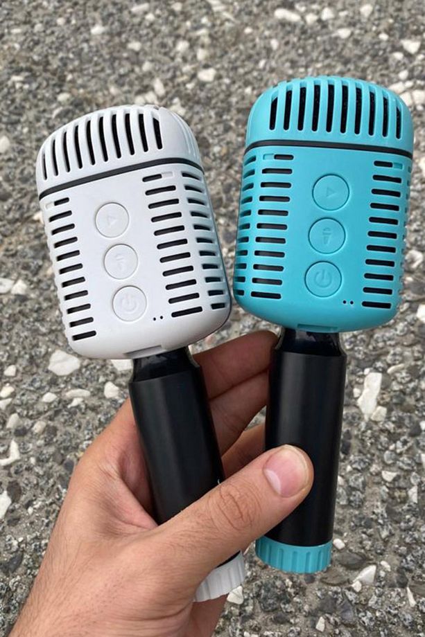 Yüksek Kaliteli Ses Kraroke Mikrofon Bluetooth Hoparlör Fm Radyo Girişli TNT-MC873 - 1