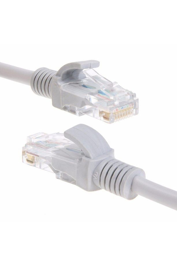 3 Metre Cat5e Kablosu Ethernet Lan Internet Kablosu - Rj45 Uçları Çakılı Jack Network Ads - 1