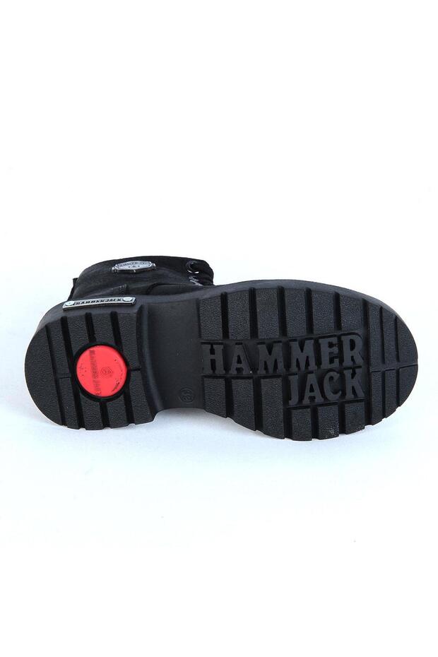 102 17600-F Siyah Nubuk Deri Erkek Çocuk Bot - 4