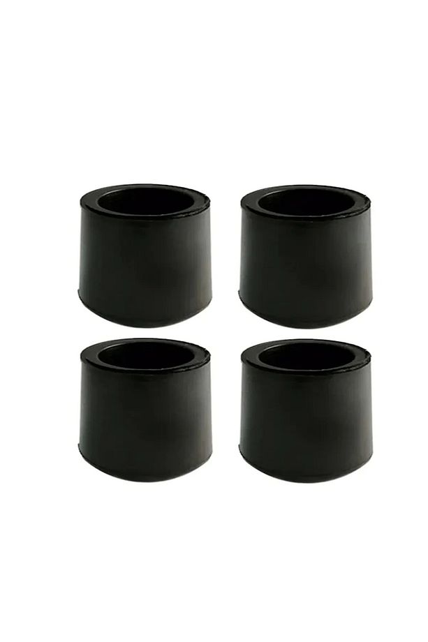 21 Mm Pvc Sandalye Profil Ayak Pabucu Sessiz Yumuşak - Siyah (8 Adet) - 5