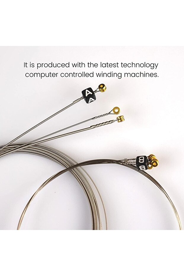 Gold Series Electric Guitar String Set of 3(Peg Winder + 10 Plectrums) Geg 09-42 Sl 3Pswp - 6