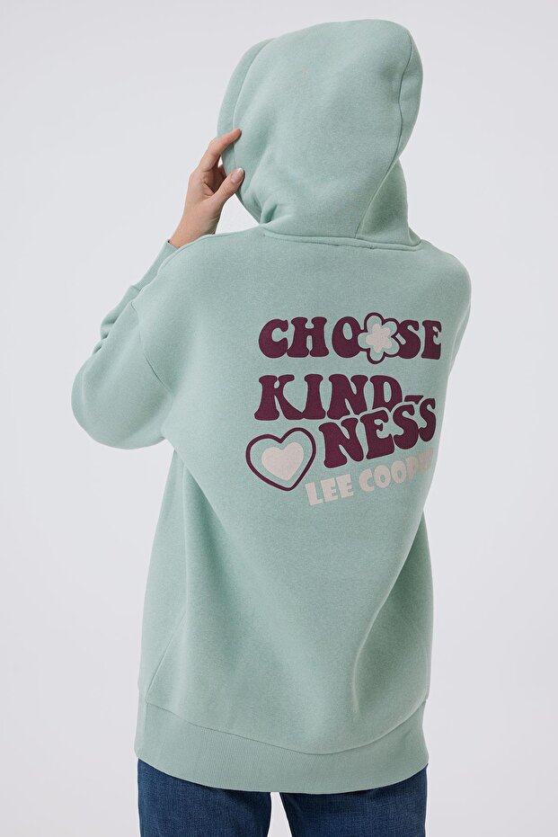 Kındy Kadın Kapş. Sweatshırt Mınt - 3