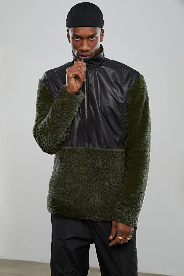 Haki Teddy Sweatshirt - 3