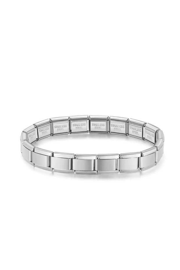 Unisex Italian Nomination Model Charm Bracelet Stainless Steel Bracelet