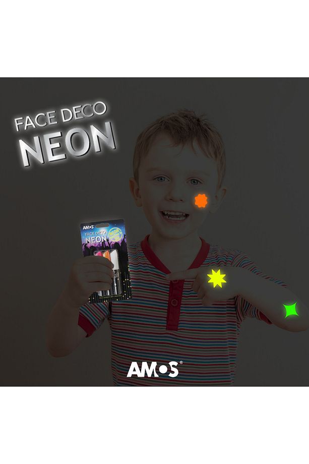 Neon Gece Parlayan Yüz Boyası - 3lü Set - 2