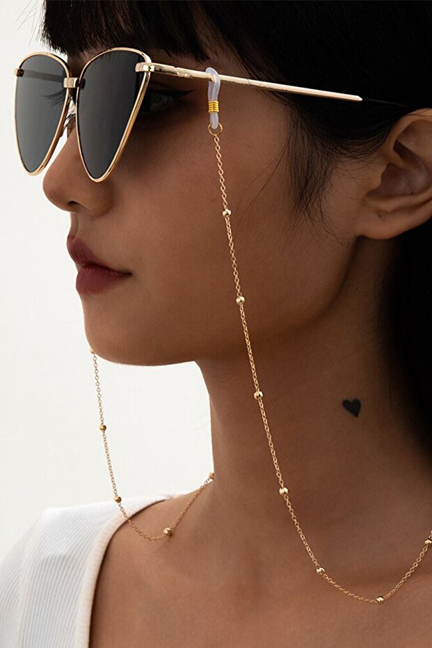 Gold Glasses Accessory