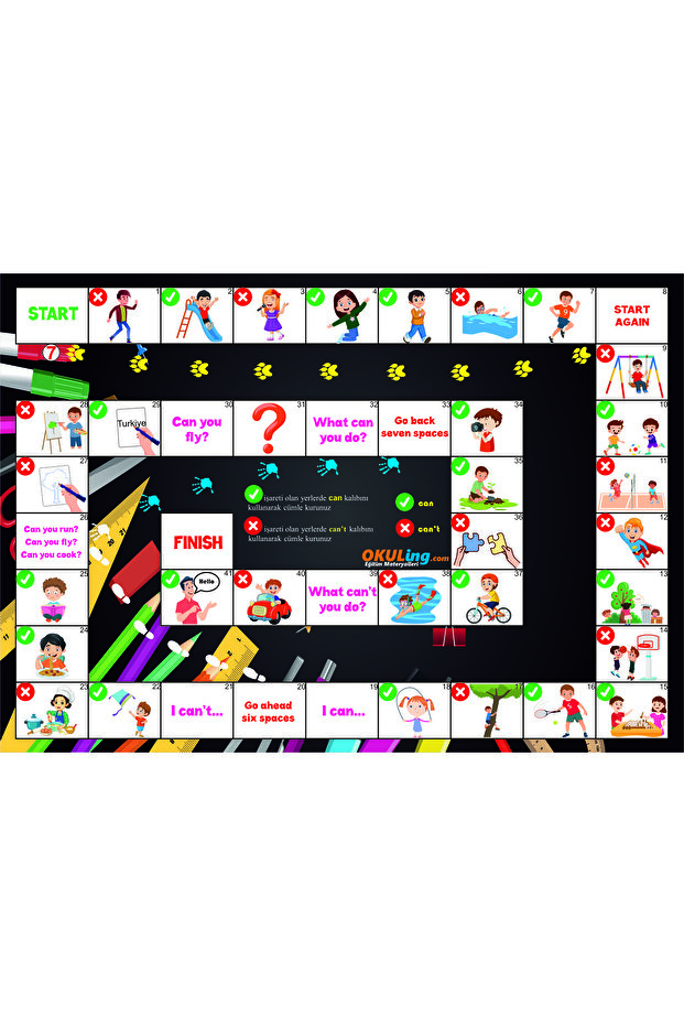 Polyboard İlkokul İngilizce Kutu Oyunu - 6