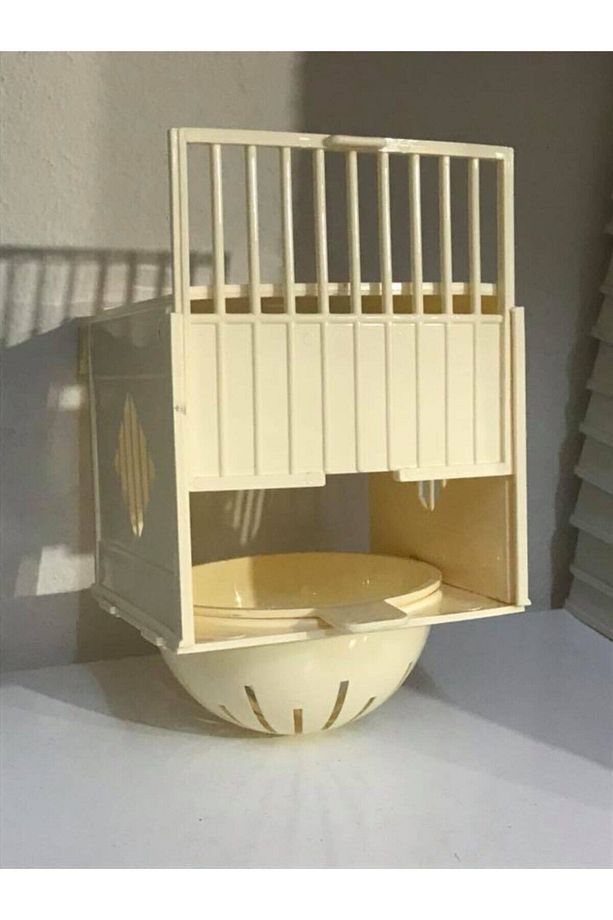 Kanarya Dış Yuvalık Plastik,keçe Ve Yuva Ipi 3lü Set - 2