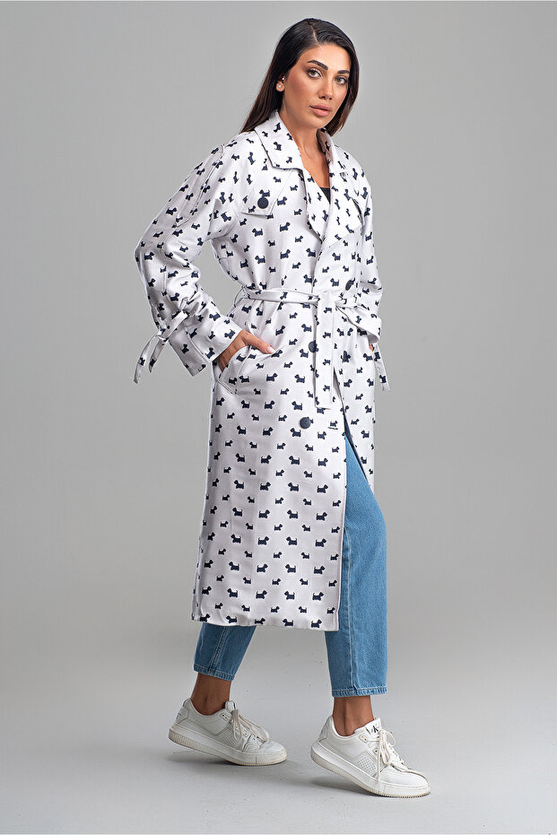 nidal oversize trençkot - 7