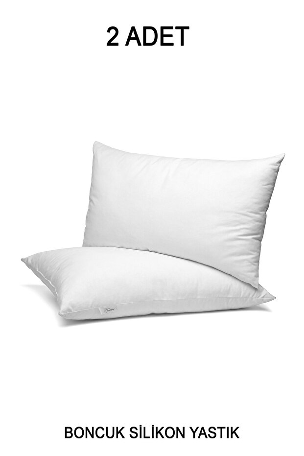 2Pcs Economical Hotel Pillow, Beads Silicone Pillow 50 X 70 | 700g Filled