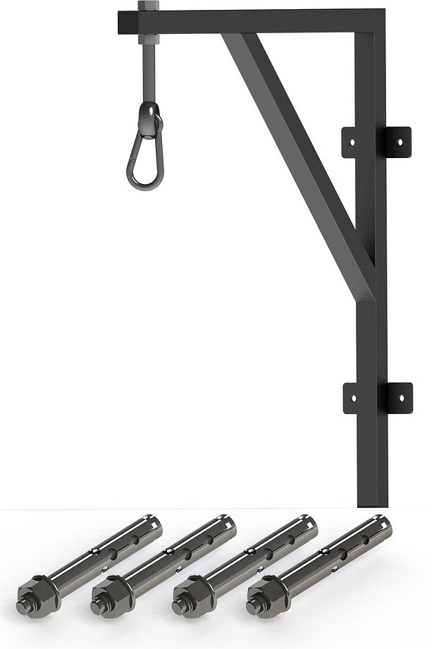 Kum Torbası Askısı Boks Torbası Askı Aparatı Duvar Askısı Boks Standı - 3