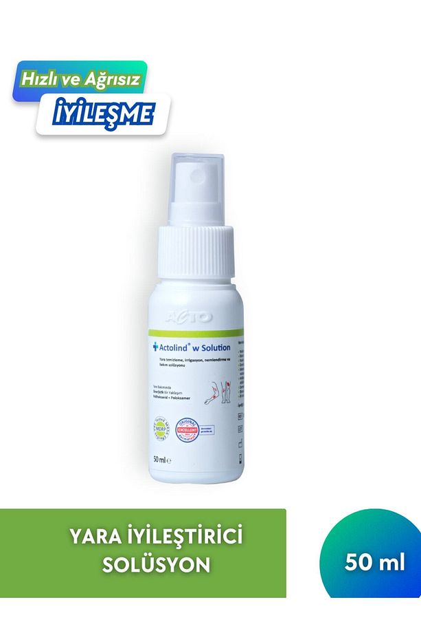 W SOLUTION 50 ML & ACTOLIND W GEL 30 ML (YARA İYİLEŞTİRME SOLÜSYONU VE JELİ) - 4