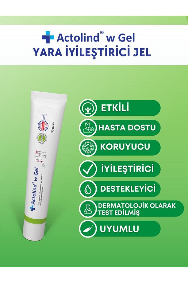 W SOLUTION 50 ML & ACTOLIND W GEL 30 ML (YARA İYİLEŞTİRME SOLÜSYONU VE JELİ) - 7
