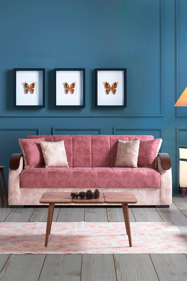 Parma Çekyatlı Üçlü Kanepe Çekyat - 1