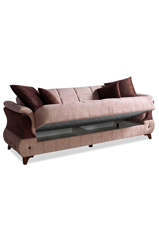 Fulya Çekyatlı Üçlü Kanepe Çekyat - 4