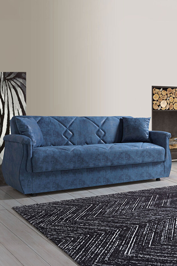 Buket Çekyatlı Üçlü Kanepe Çekyat - 2