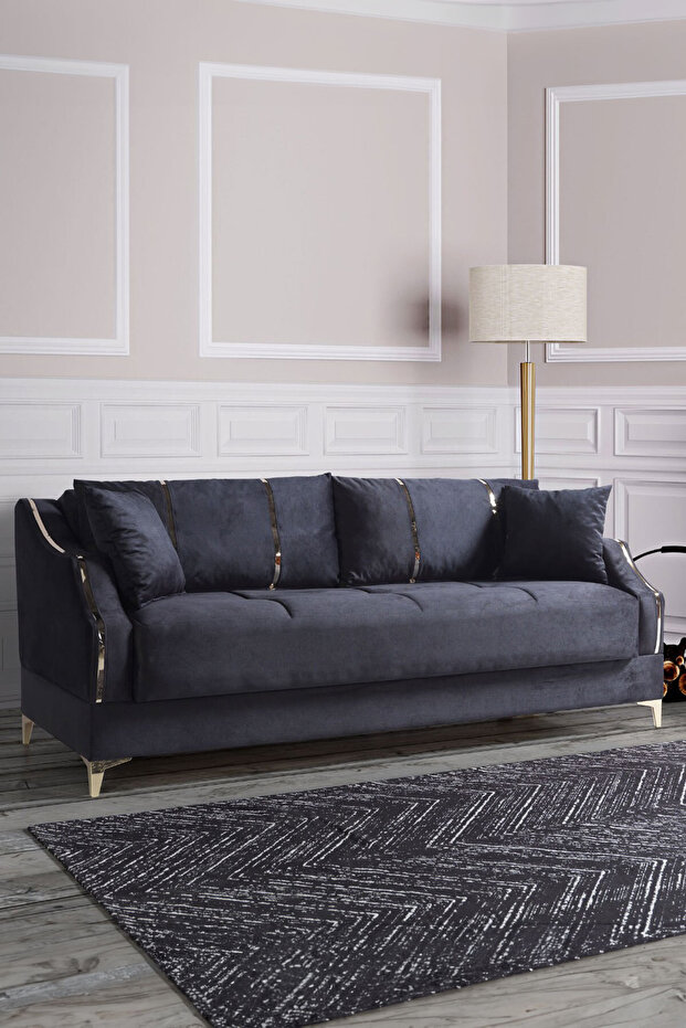 Almoda Çekyatlı Üçlü Kanepe Çekyat - 4