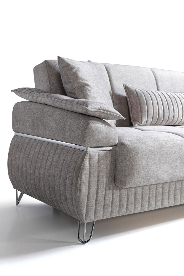 Luis Çekyatlı Üçlü Kanepe Çekyat - 4