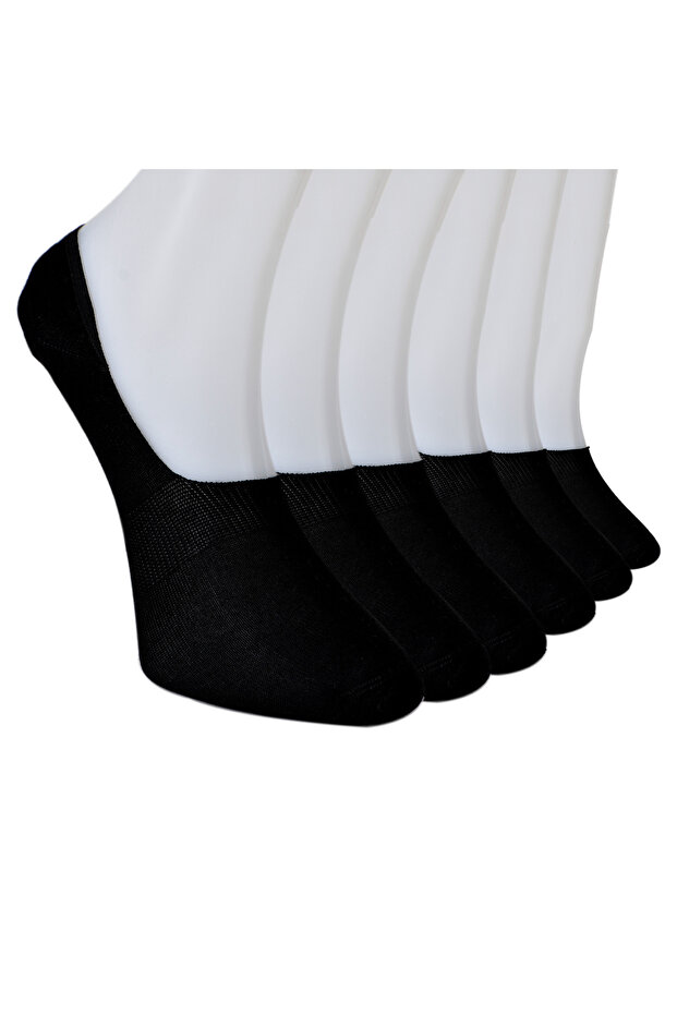 Premium Invisible - Non-Slip Bamboo 6-Piece Ballerina Socks