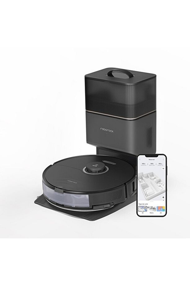 S8 Plus Robot Siyah Süpürge - 1