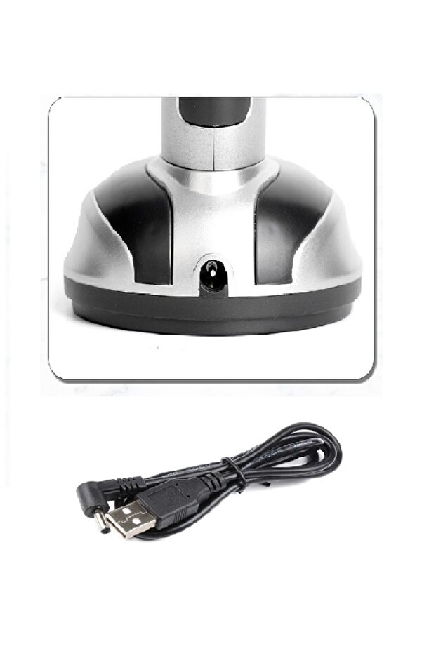 Ders çalışma lambası masa üstü çalışma lambası 30 ledli oynar başlıklı usb kablolu - 6