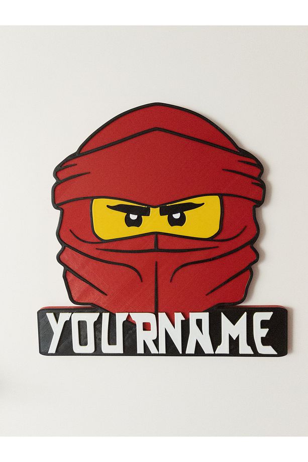 LEGO Ninjago Kai Kırmızı Kapı Süsü Çocuk Odası Dekor - 2