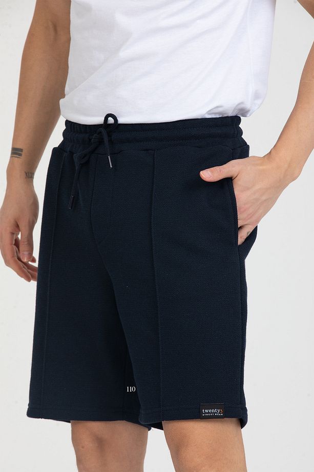 Erkek Nervürlü Regular Fit Şort - 4
