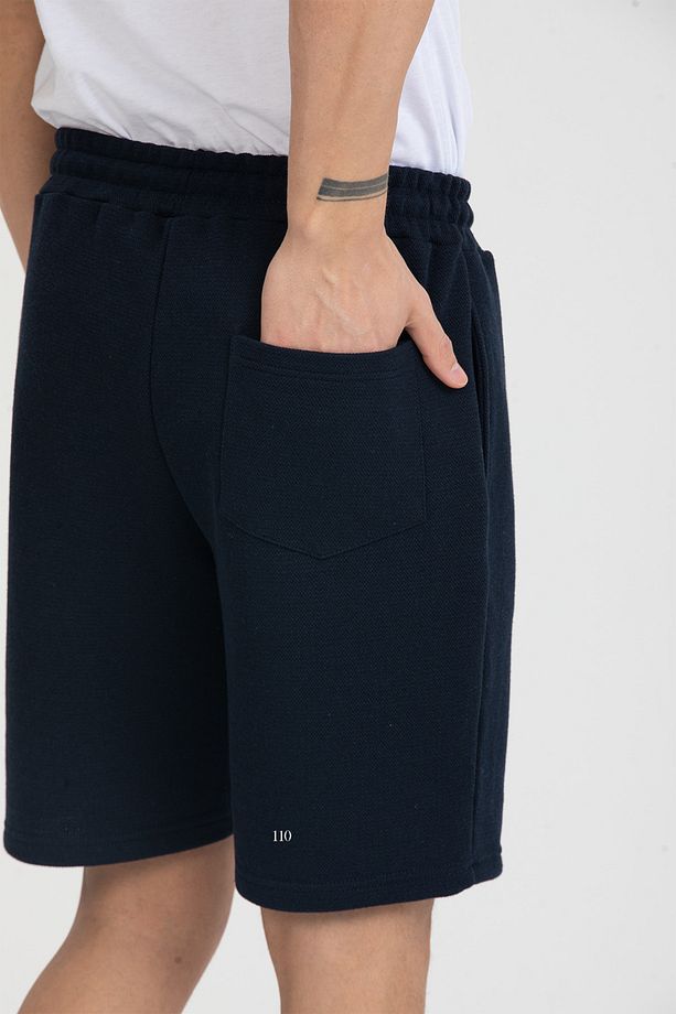 Erkek Nervürlü Regular Fit Şort - 5