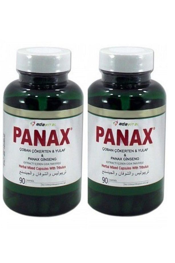 2 Kutu Panax Ginseng-çoban Çöker 90'lı Kapsül Panax 2x90 Kapsül - 1
