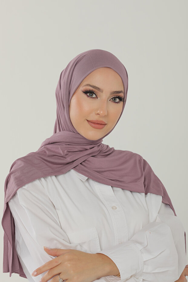 Lavender Luxury Combed Cotton Shawl - Women's Hijab Jersey Hijab Lycra Shawl